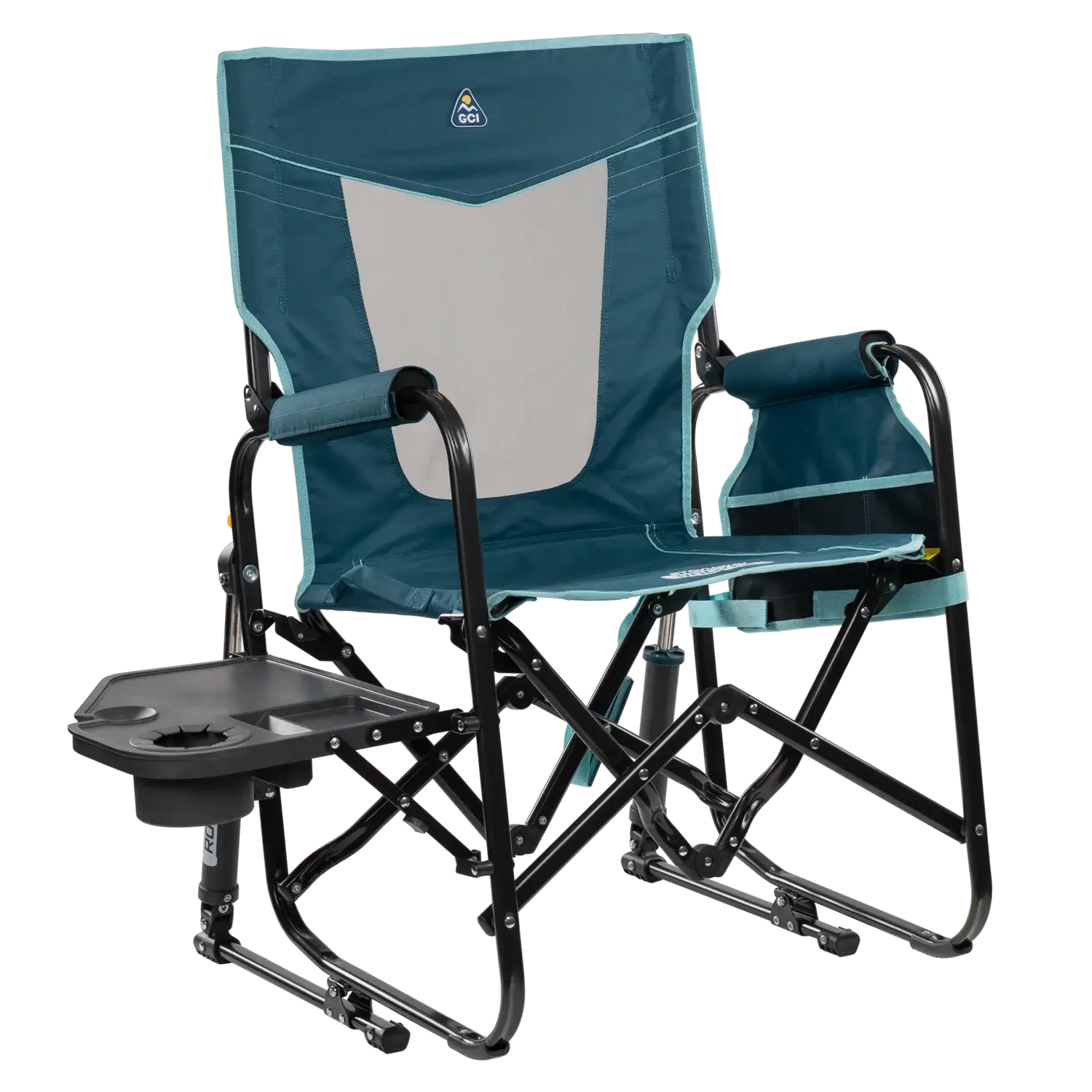 Stowaway Rocker™ with Side Table - Cookout Ready